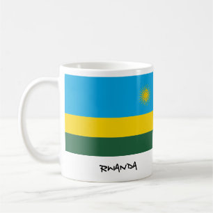 Tasse de drapeau du Rwanda