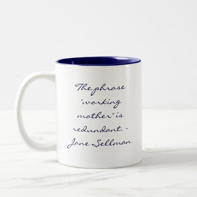 TASSE de Drinkware de citation de mère de (Gauche)