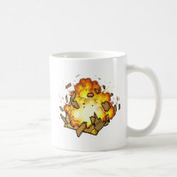 Tasse de explosion de caisse