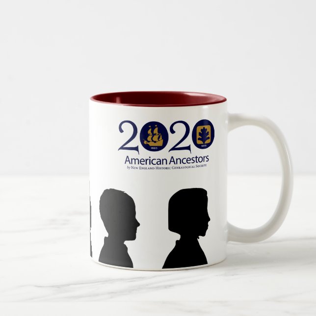 Tasse de famille de pèlerin de fleur printanière (Droit)