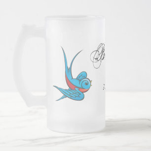 Tasse de faveur de mariage de BestMan d'hirondelle