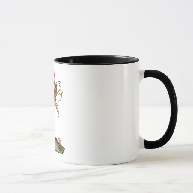 Tasse de fée de papillon de fraise (Droite)