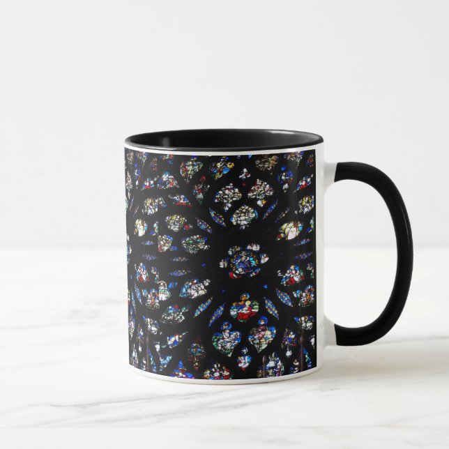 Tasse de fenêtre rose de Sainte-Chappelle (Droite)