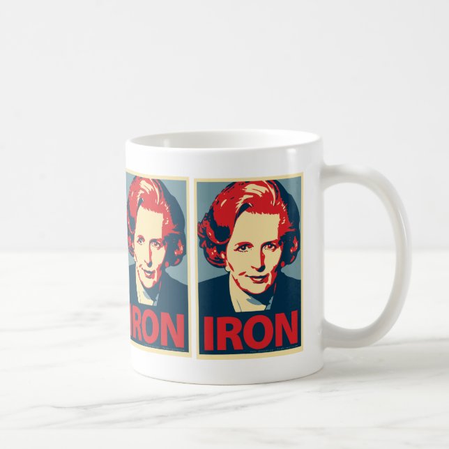 Tasse de "fer" de Margaret Thatcher (Droite)