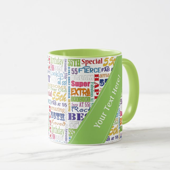 Tasse De fête d'anniversaire cadeaux uniques et (Devant droit)