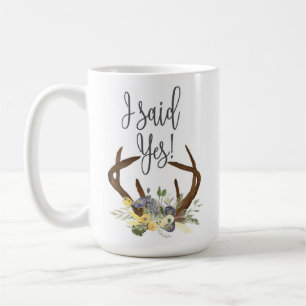 Tasse de fiançailles, j'ai dit oui la tasse