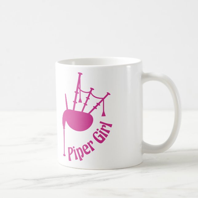 Tasse de fille de joueur de pipeau (Droite)