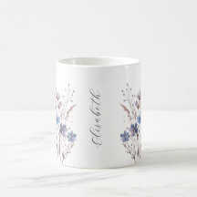 Tasse de fleurs sauvages de Lila Aquarell