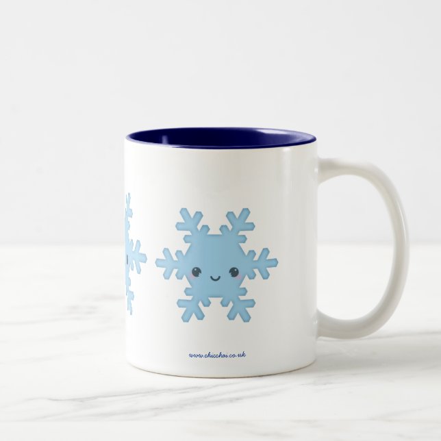 Tasse de flocon de neige de Kawaii (Droit)