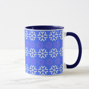 Tasse de flocons de neige