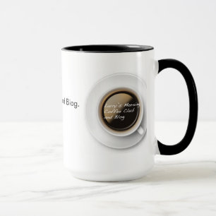 Tasse de fonctionnaire de club de café du matin d