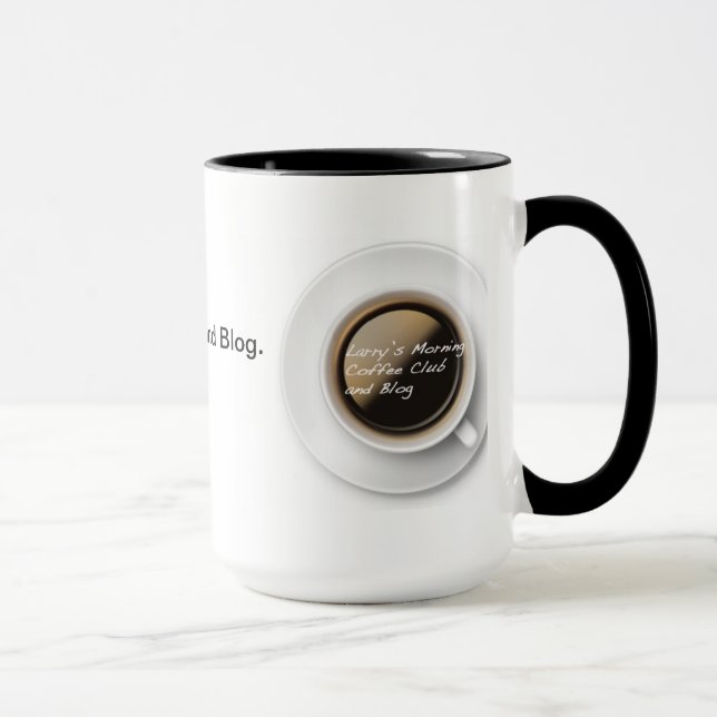 Tasse de fonctionnaire de club de café du matin de (Droite)
