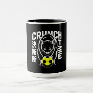 Tasse de football Black Cat – Design Bold Crunch
