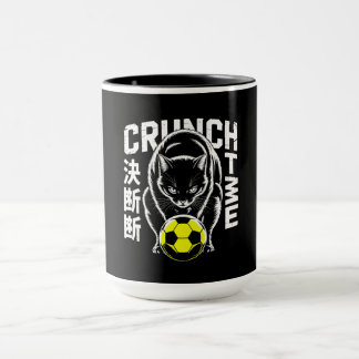 Tasse de football Black Cat – Design Bold Crunch