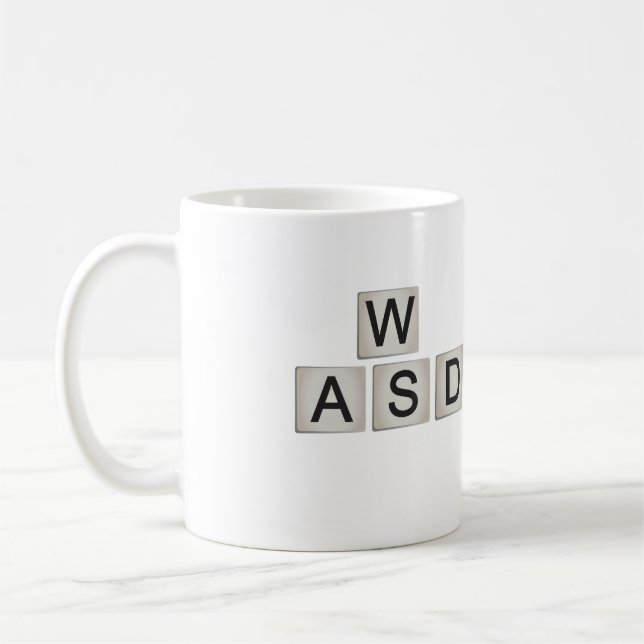 Tasse de Gamer de WASD (Gauche)