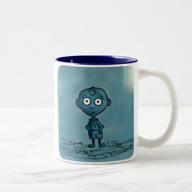 Tasse de garçon bleu (Droit)