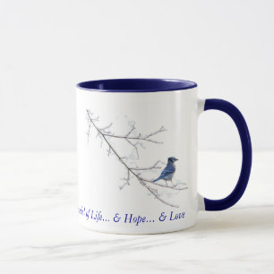 Tasse de geai bleu