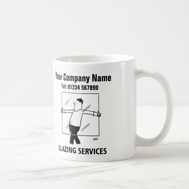 Tasse de glaçage de bande dessinée de services (Droite)