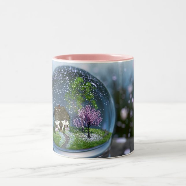 Tasse de globe de fleurs de cerisier (Centre)