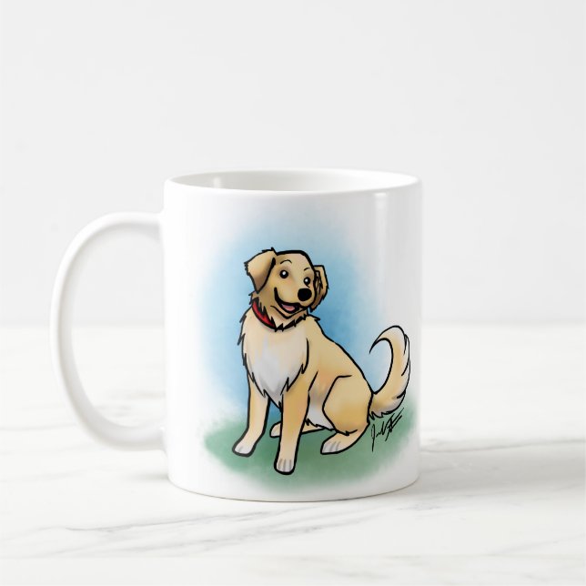 Tasse de golden retriever (Gauche)