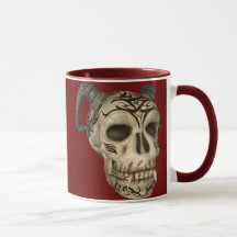 Tasse de Goth de crâne de démon