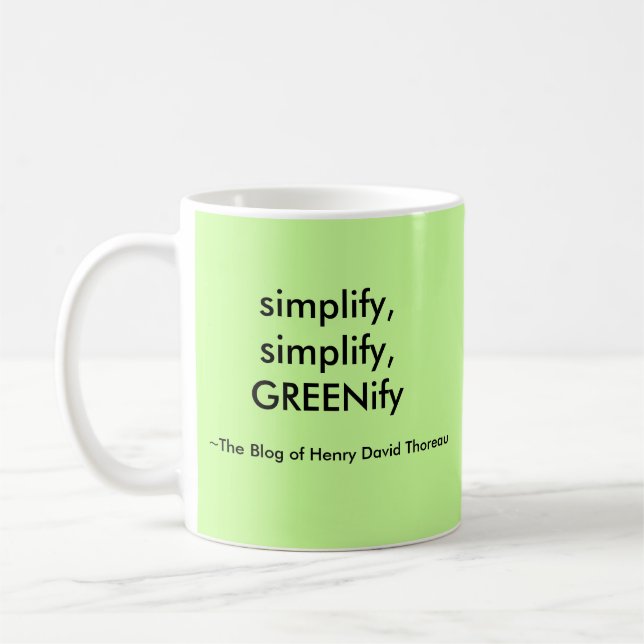 Tasse de Greenify (Gauche)