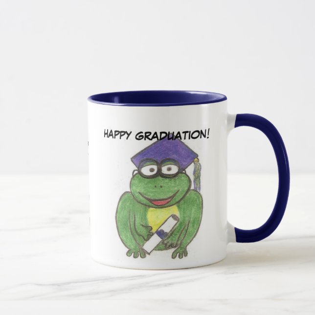 Tasse de grenouille d'obtention du diplôme (Droite)