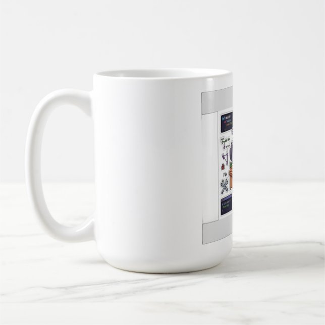 Tasse de Grenouille Programmeuse de Code Mignonne  (Gauche)