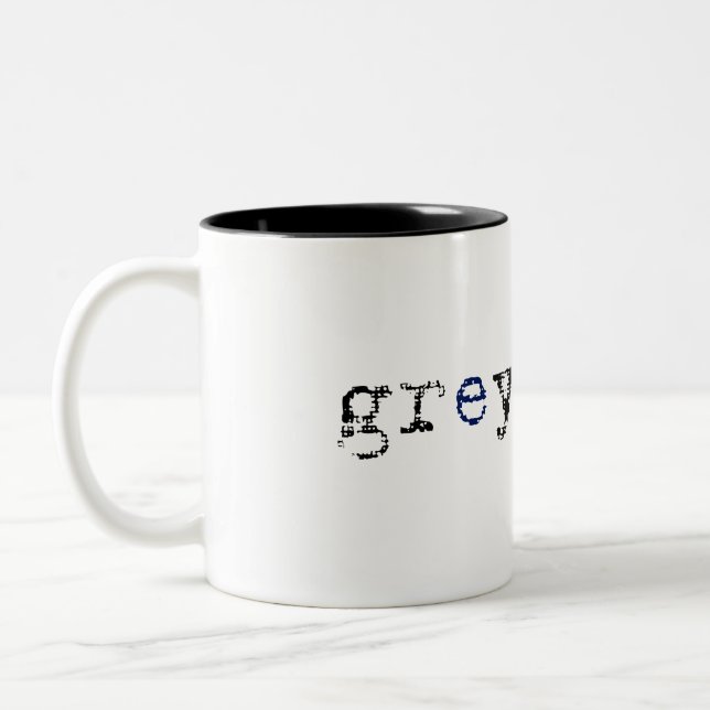 Tasse de Greysacle Coffe - blanc (Gauche)