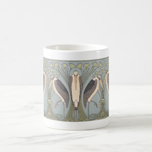 Tasse de grue de Nouveau d'art (Centre)