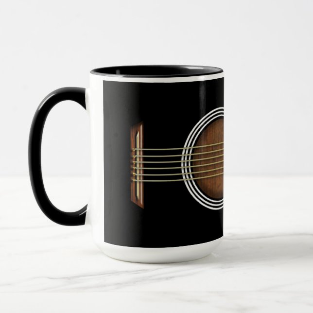 Tasse de guitare acoustique - Mongram (Gauche)
