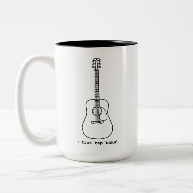 Tasse de guitare de boîte de surface plane (Gauche)