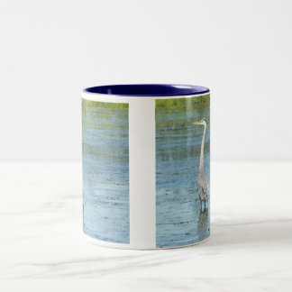 Tasse de héron de grand bleu