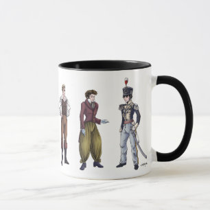 Tasse de Jane Austen de mode d'histoire de