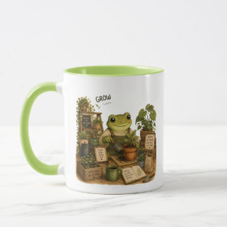 Tasse de jardinage grenouille mignonne pour faire