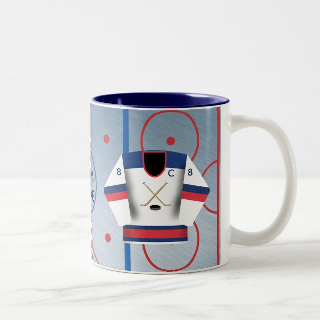 Tasse de Jersey d'équipe de hockey de glace (Droit)