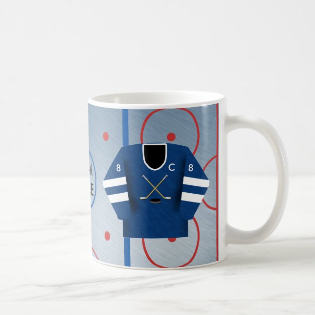 Tasse de Jersey d'équipe de hockey de glace (Droite)