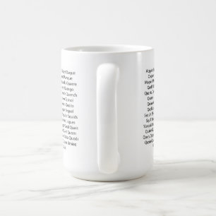 Tasse de jeu de mots - liste de mots de Q NOUVELLE