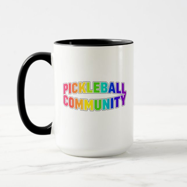 Tasse de jeux de pickleball. (Gauche)