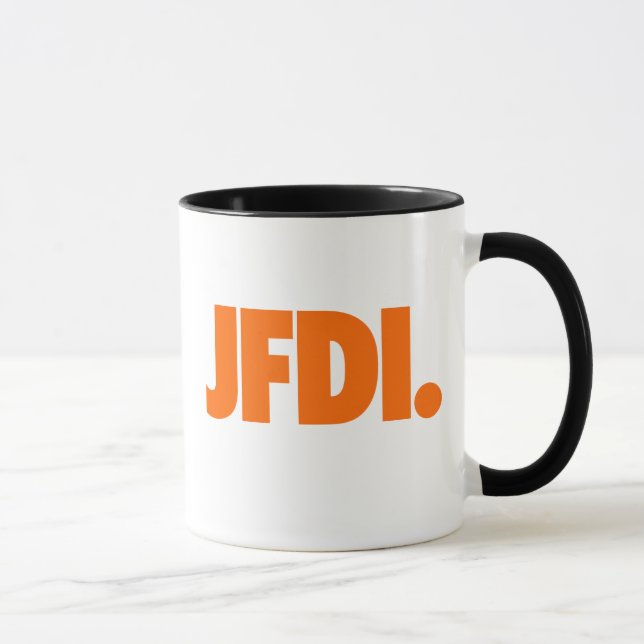 Tasse de JFDI (15 onces) (Droite)