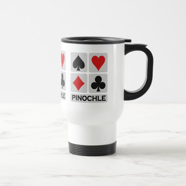 Tasse de joueur de Pinochle - choisissez le style (Droite)