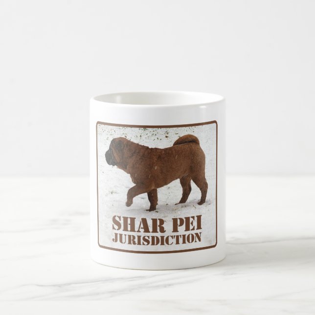 Tasse de juridiction de Shar Pei (Centre)