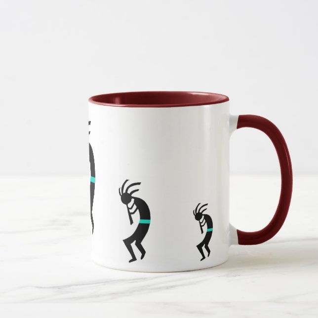 Tasse de Kokopelli -- Joueur de cannelure de Natif (Droite)