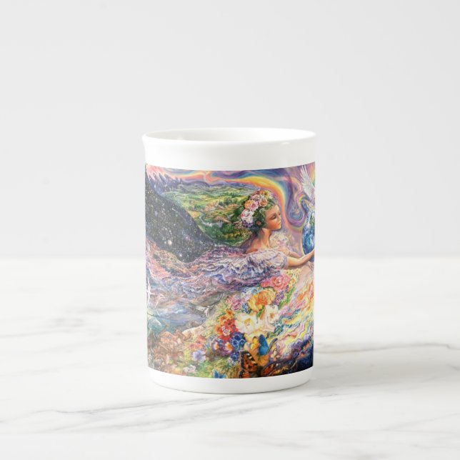Tasse de la Chine d'ange de la terre (Devant)