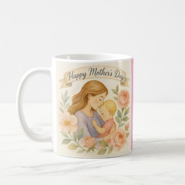 Tasse de la fête des Mères de 330ml (Gauche)