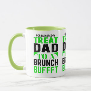 Tasse de la Fête des Pères pour un buffet de brunc