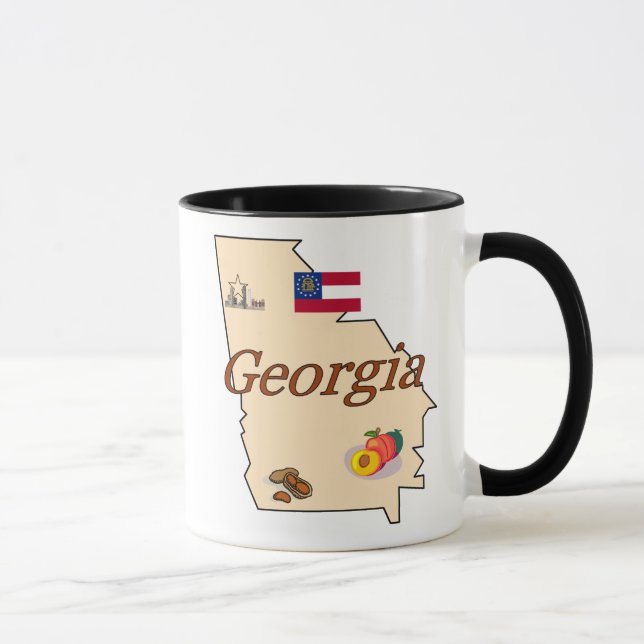 Tasse de la Géorgie (Droite)