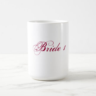 Tasse de la jeune mariée 1 pour les jeunes mariées