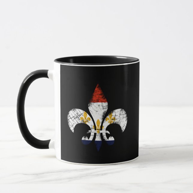 Tasse de la Louisiane de drapeau de la (Gauche)