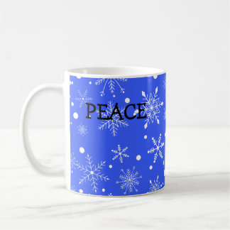 Tasse de la paix flocon de neige
